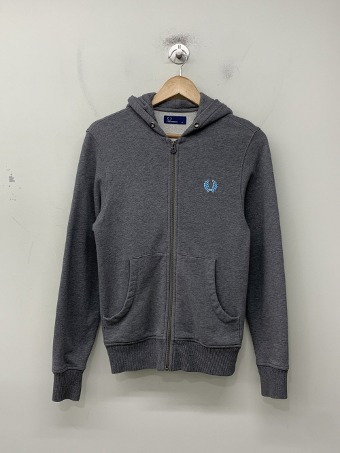 FRED PERRY 로고 후드집업